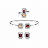 AI-generated visualization of the actual product; materials, gemstones and dimensions are accurate.