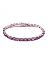 Five Stones Bracelet Amethyst