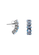 Five Stones Earring Blue Topaz