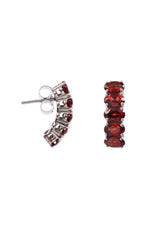 Five Stones Earring Garnet