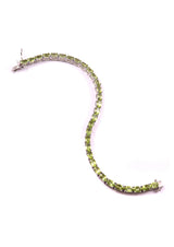 Five Stones Bracelet Peridot