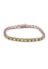 Five Stones Bracelet Peridot