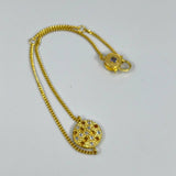Sansara Golden Blue Topas Bracelet