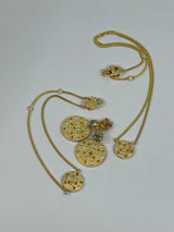 Sansara Golden Blue Topas Earrings