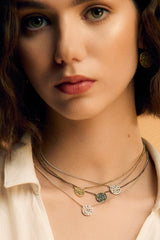 Sansara Golden Blue Topas Pendant