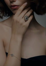 Sansara Topas Silver Bracelet