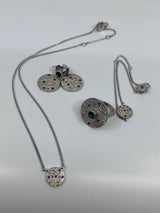 Sansara Topas Silver Earrings