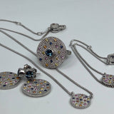 Sansara Topas Silver Earrings