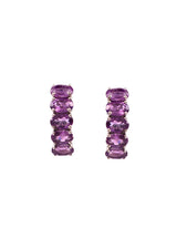 Five Stones Bracelet Amethyst 6X4