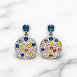 Sansara Topas Silver Earrings