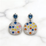Sansara Topas Silver Earrings