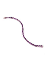 Five Stones Bracelet Amethyst