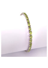 Five Stones Bracelet Peridot