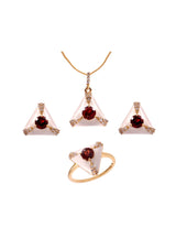Garnet Earring