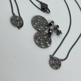 Sansara Dark Green Earrings