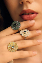 Sansara Dark Green Ring