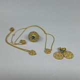 Sansara Golden Blue Topas Bracelet