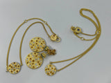 Sansara Golden Blue Topas Earrings