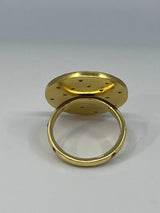 Sansara Golden Blue Topas Ring