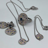 Sansara Topas Silver Earrings