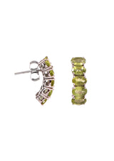 Five Stones Earring Peridot 6X4