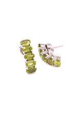 Five Stones Earring Peridot 6X4