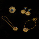 Sansara Golden Blue Topas Ring