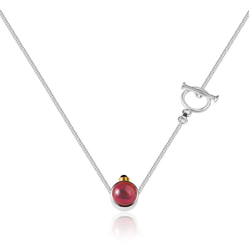 GARNET PENDANT - adelina.world