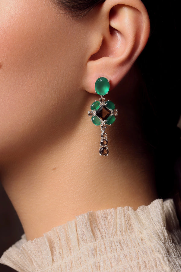 Green Queen Earrings - adelina.world