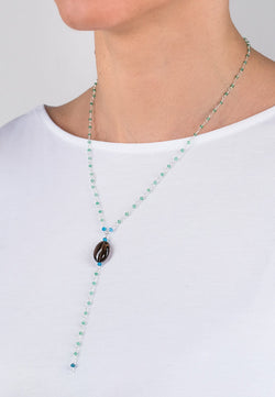 Coffee Bean Chain - Adelina1001, chain, beans, jewelry, silver, natural stones, серебро, натуральные камни, coffe bean. coffelover, coffe smell, cappuccino, elegance, Coffee Bean Chain Silver