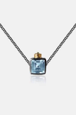 blue topaz Pendant - adelina.world