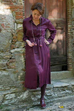 Sexy Red - Adelina1001, Authentic stones, silver, silk, handmade high quality accessories