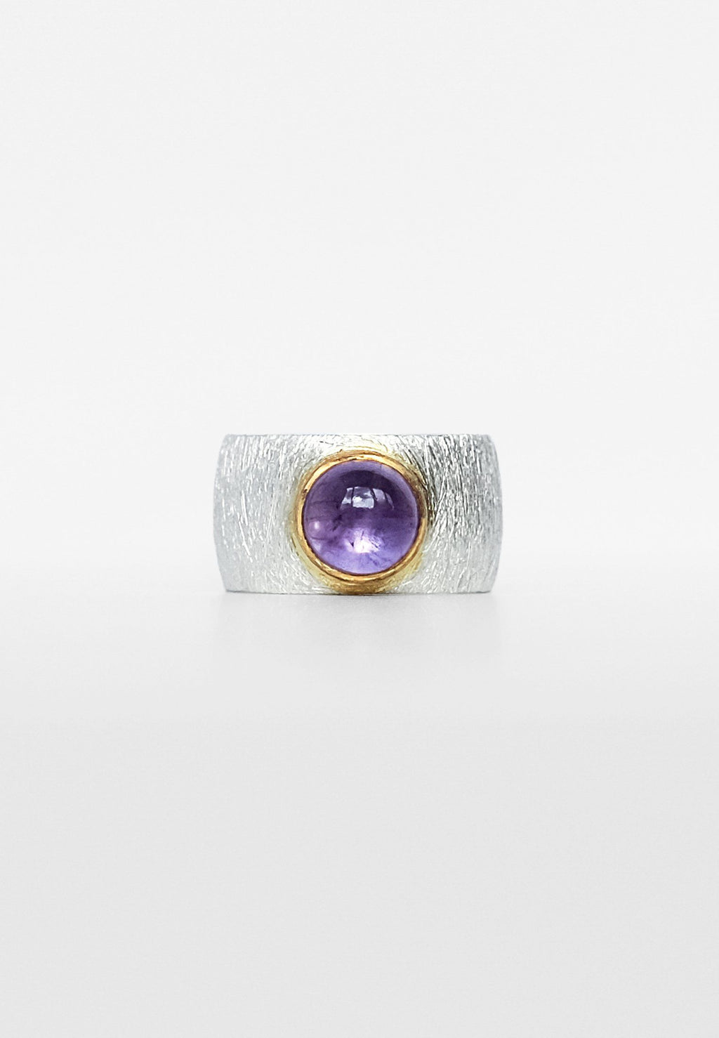 Amethyst Silver Ring. Authentic stones, silver, handmade,  high quality, sizes 16.5-19  Raw stone, February Birthstone, Healing Ring
