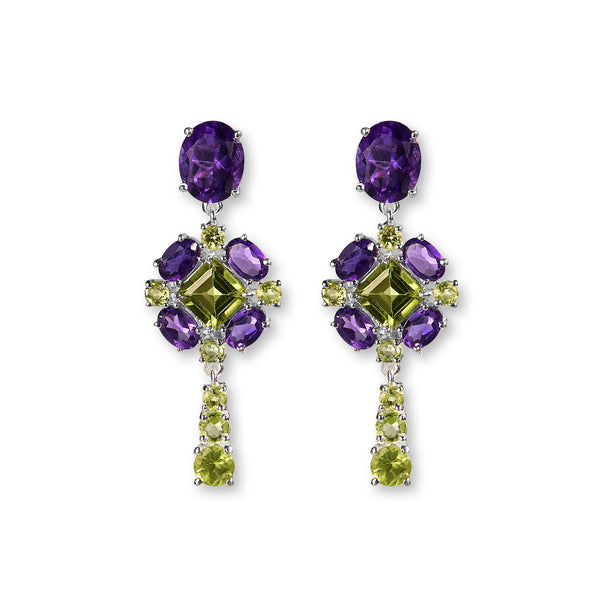 Amethyst Queen Earrings - adelina.world