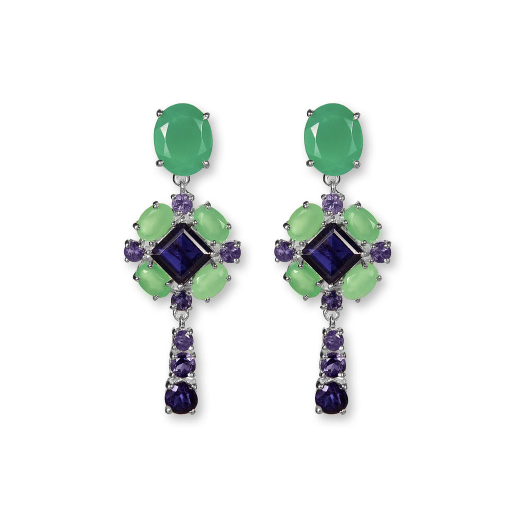 Green Mist Queen Earrings - adelina.world