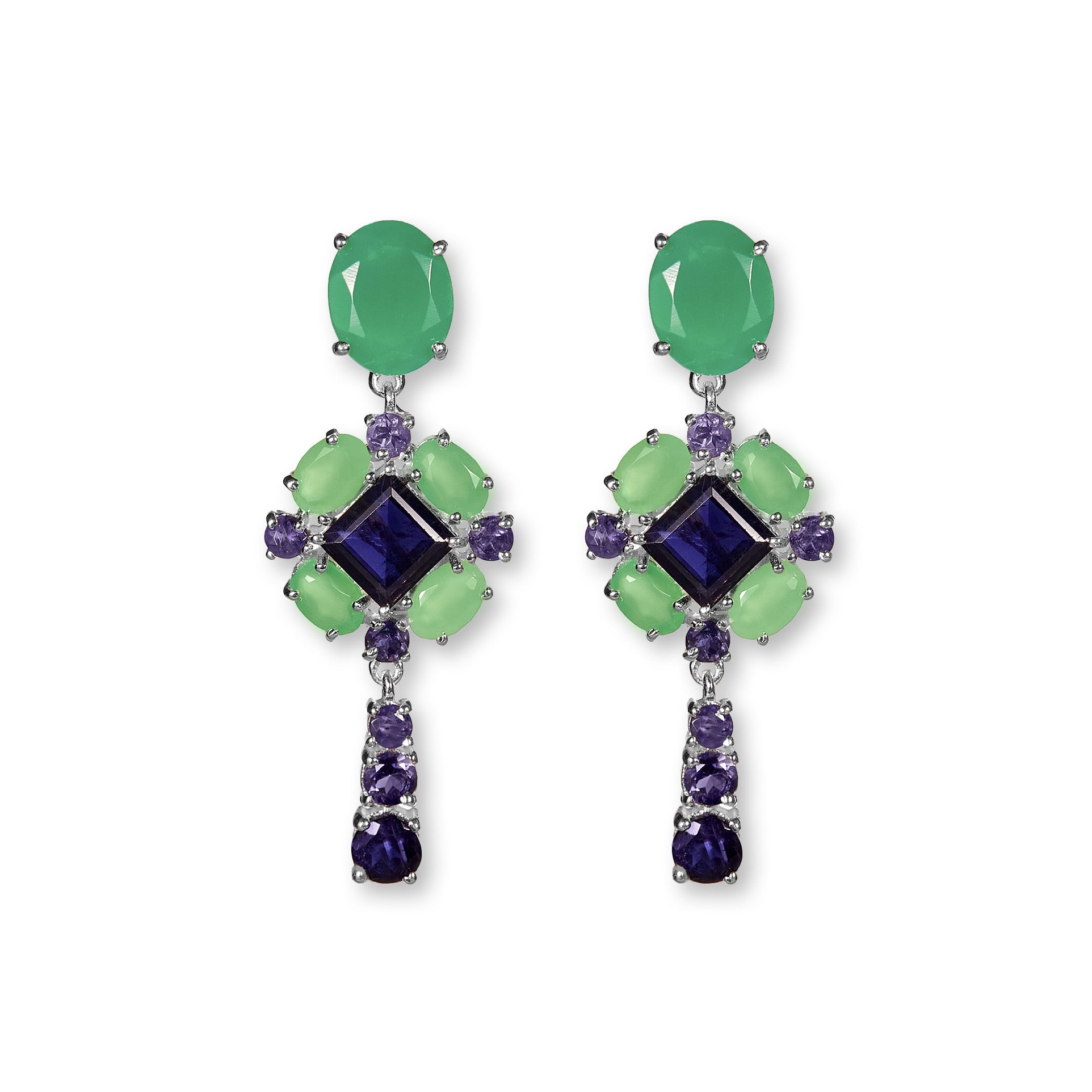 Green Mist Queen Earrings - adelina.world