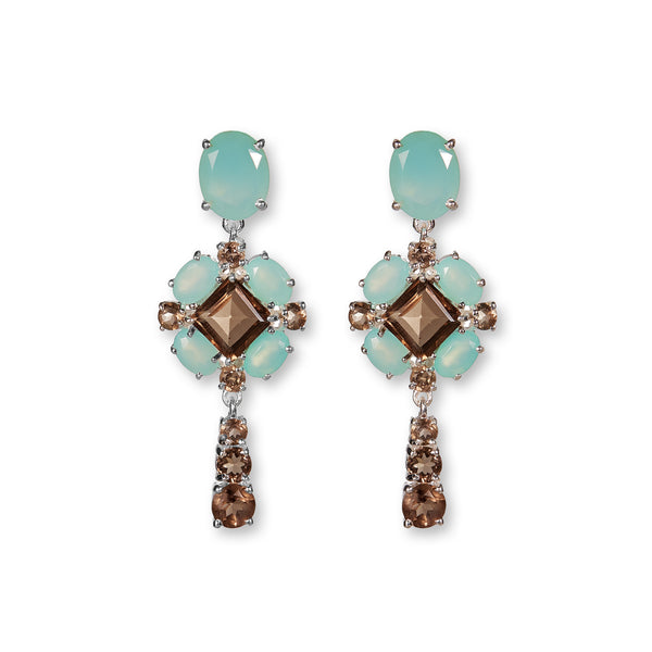 Blue Mist Queen Earrings - adelina.world